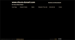 Desktop Screenshot of clisura-dunarii.com